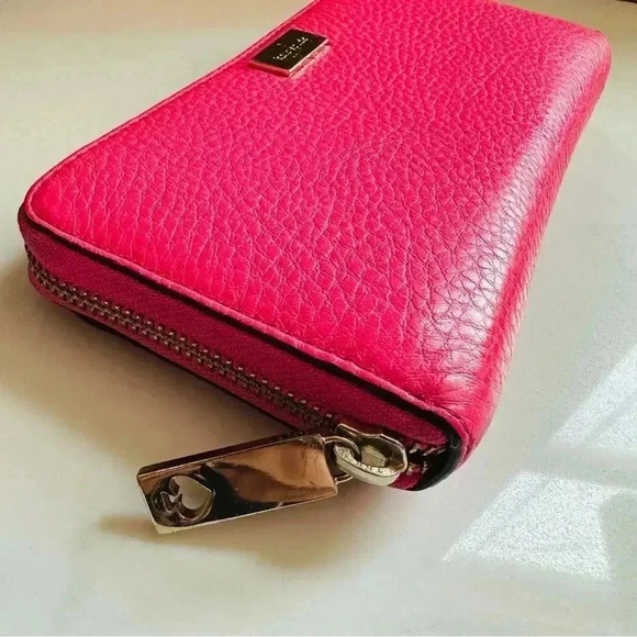 Kate Spade Large Zip Around Leather Wallet (Pink) - Picture 5 of 11